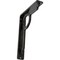 Ekena Millwork Maria Wrought Iron Bracket, (Single center brace), Antiqued Silver 1 1/2"W x 5 1/2"D x 8"H BKTM01X05X08SMAASV - alternate 1